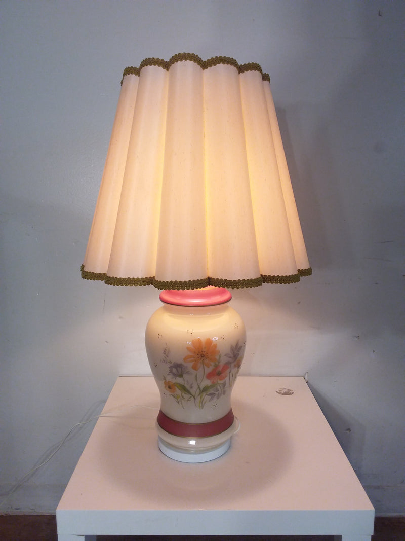 Floral Ceramic Table Lamp