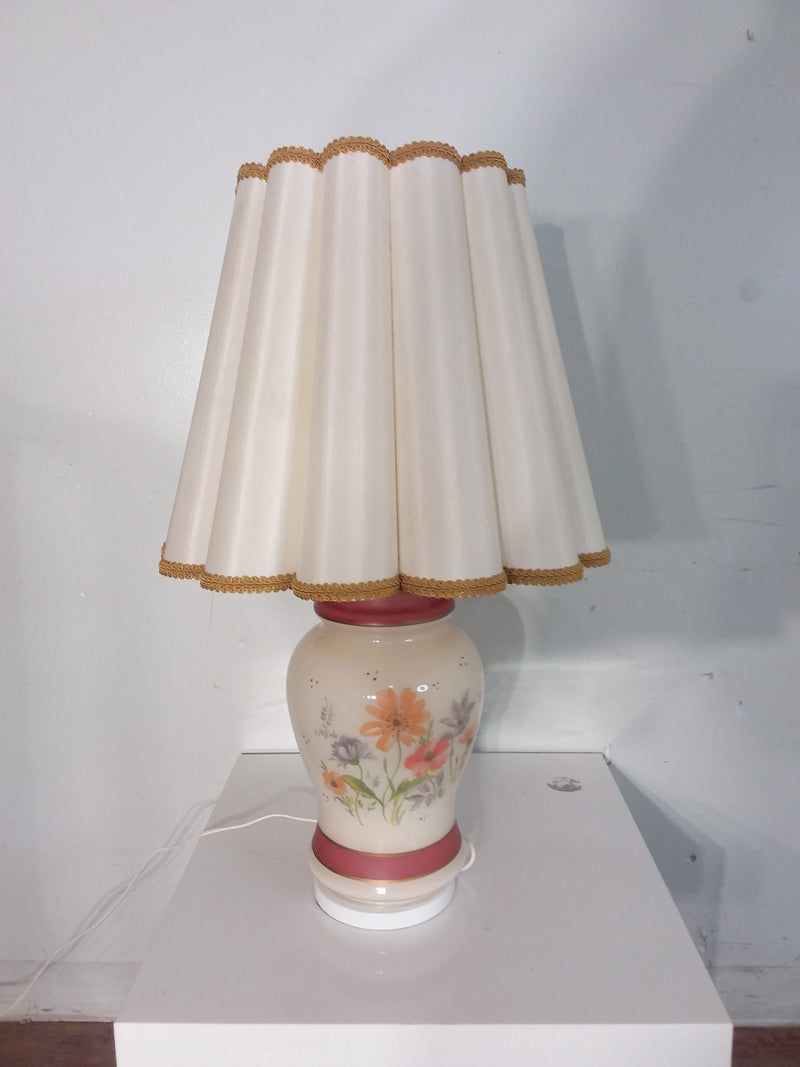 Floral Ceramic Table Lamp