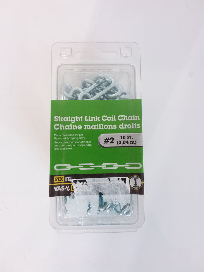 Straight Link Coil Chain No.2