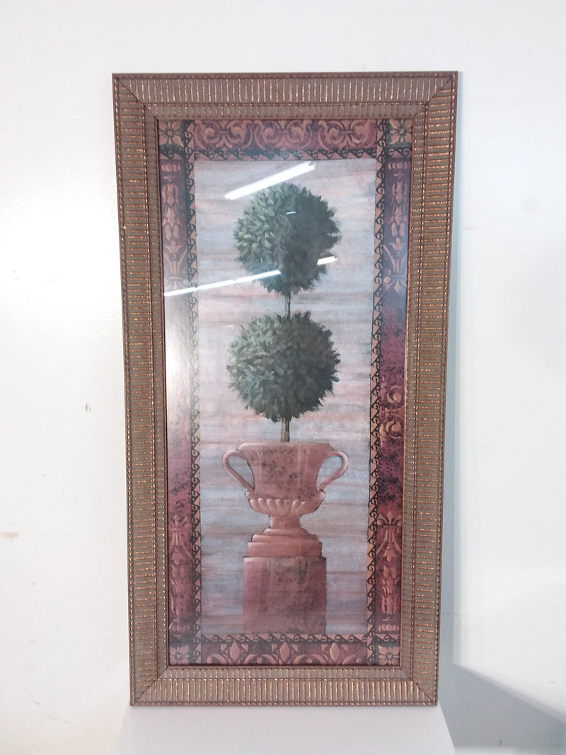 Tree In A Urn Framed Print