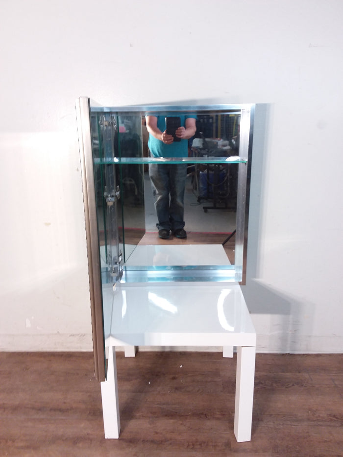 Ornately Framed Mirrored Medicine Cabinet