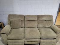 TAUPE 3 SEATER RECLINING COUCH