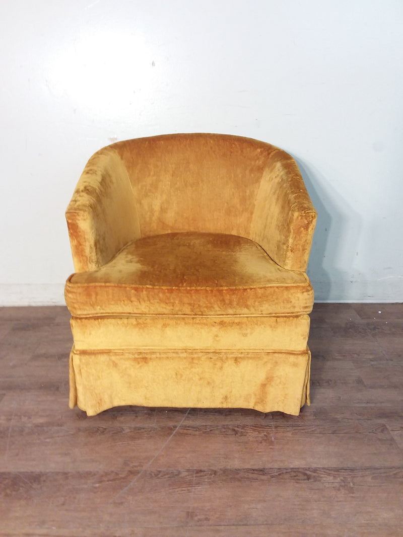 Retro Velour Armchair