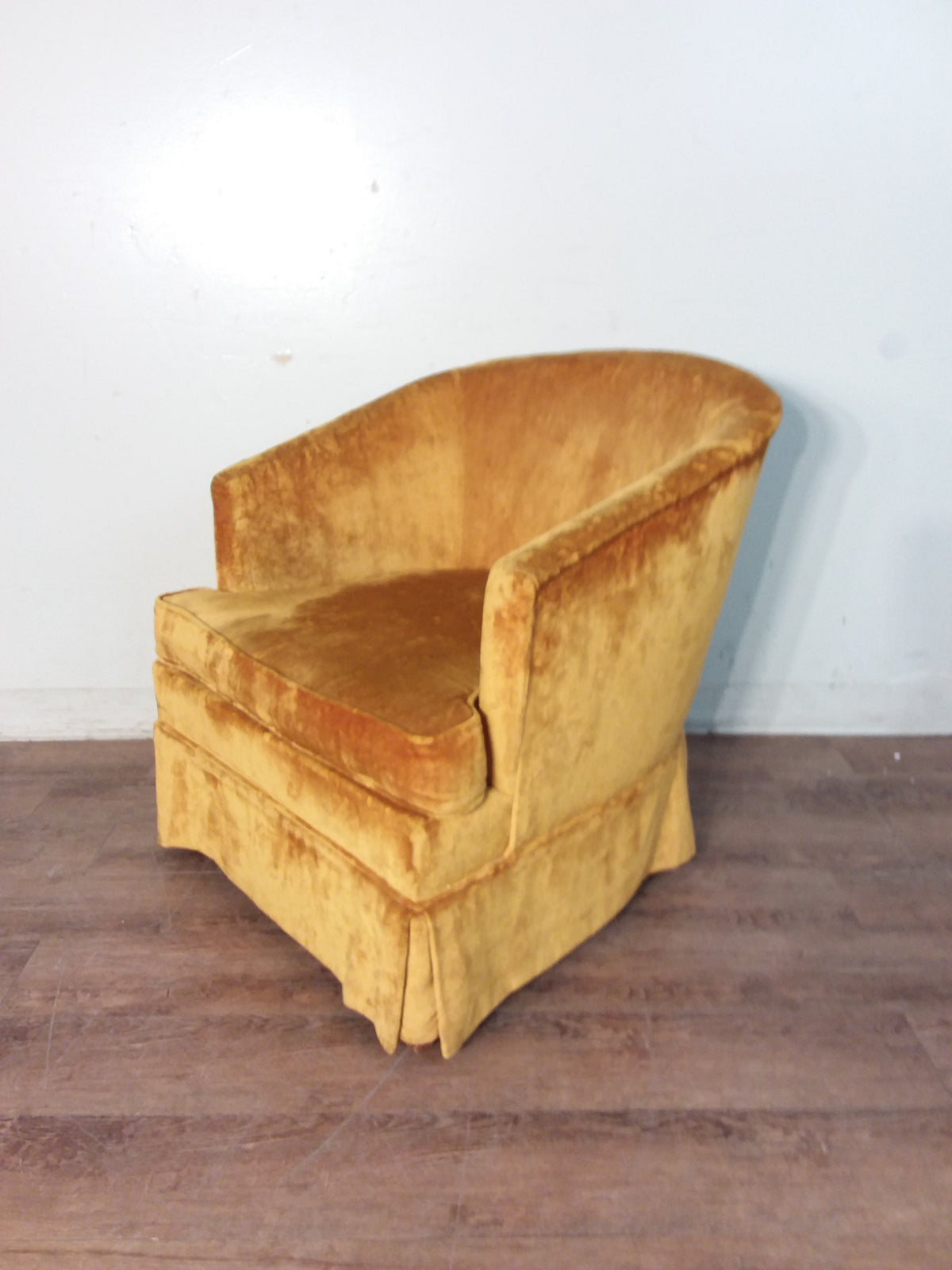 Retro Velour Armchair