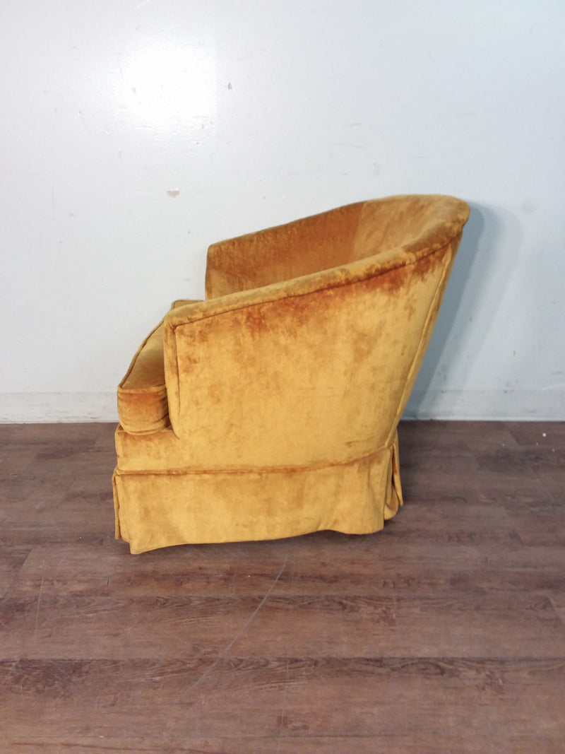 Retro Velour Armchair