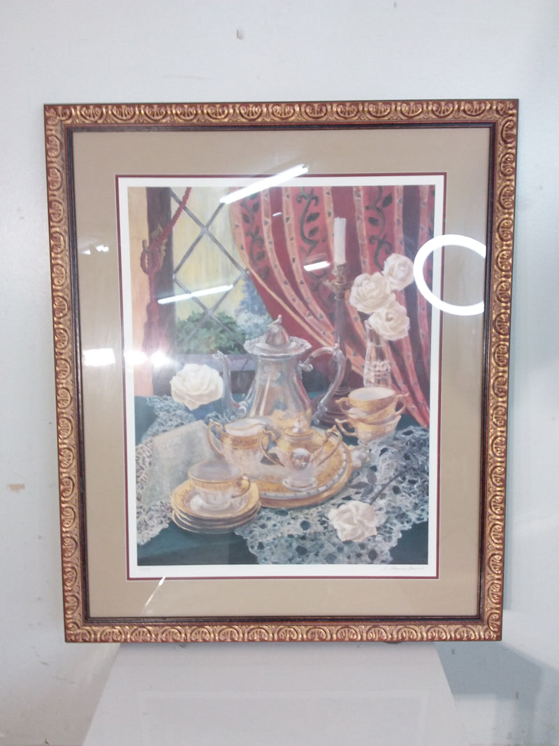 Tea Set Still Life Framed Print