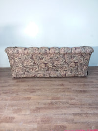 Brown Patterned Sofa