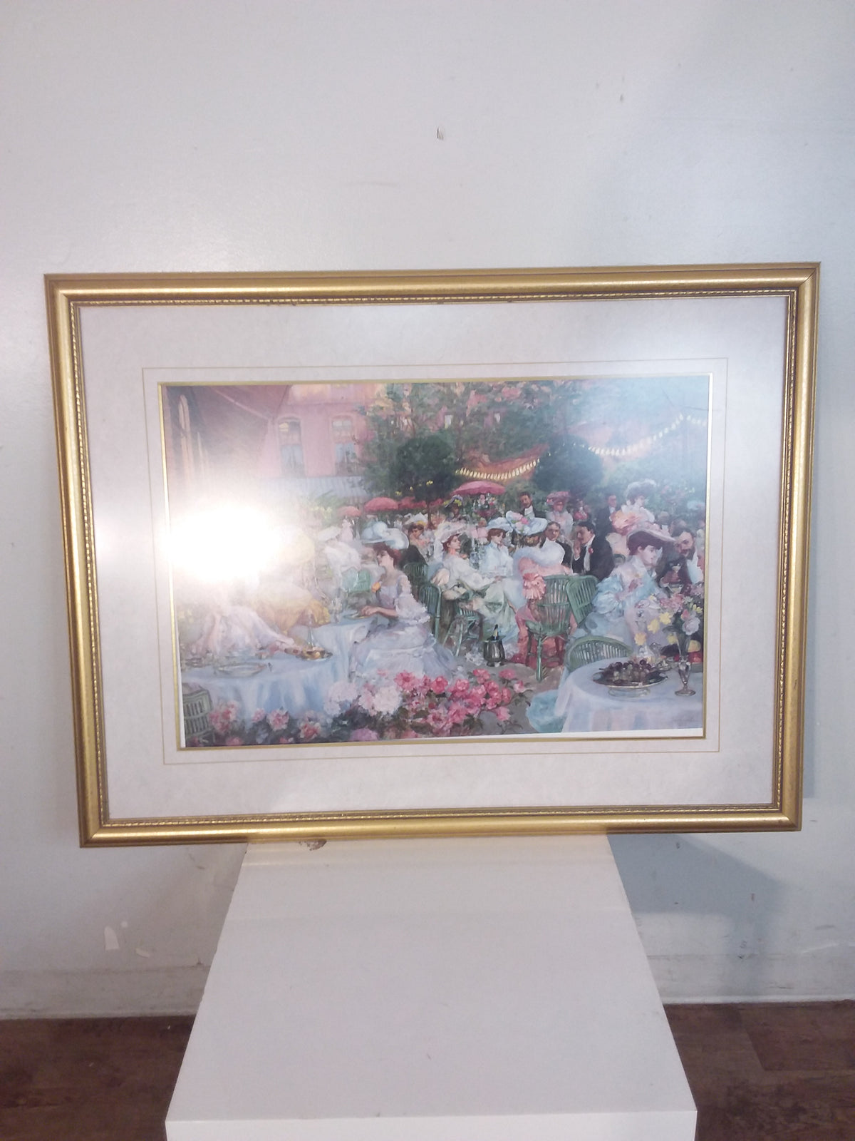 Early 1900's Garden Party Framed Print