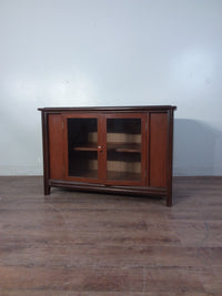 Brown Veneer TV Cabinet