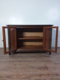 Brown Veneer TV Cabinet