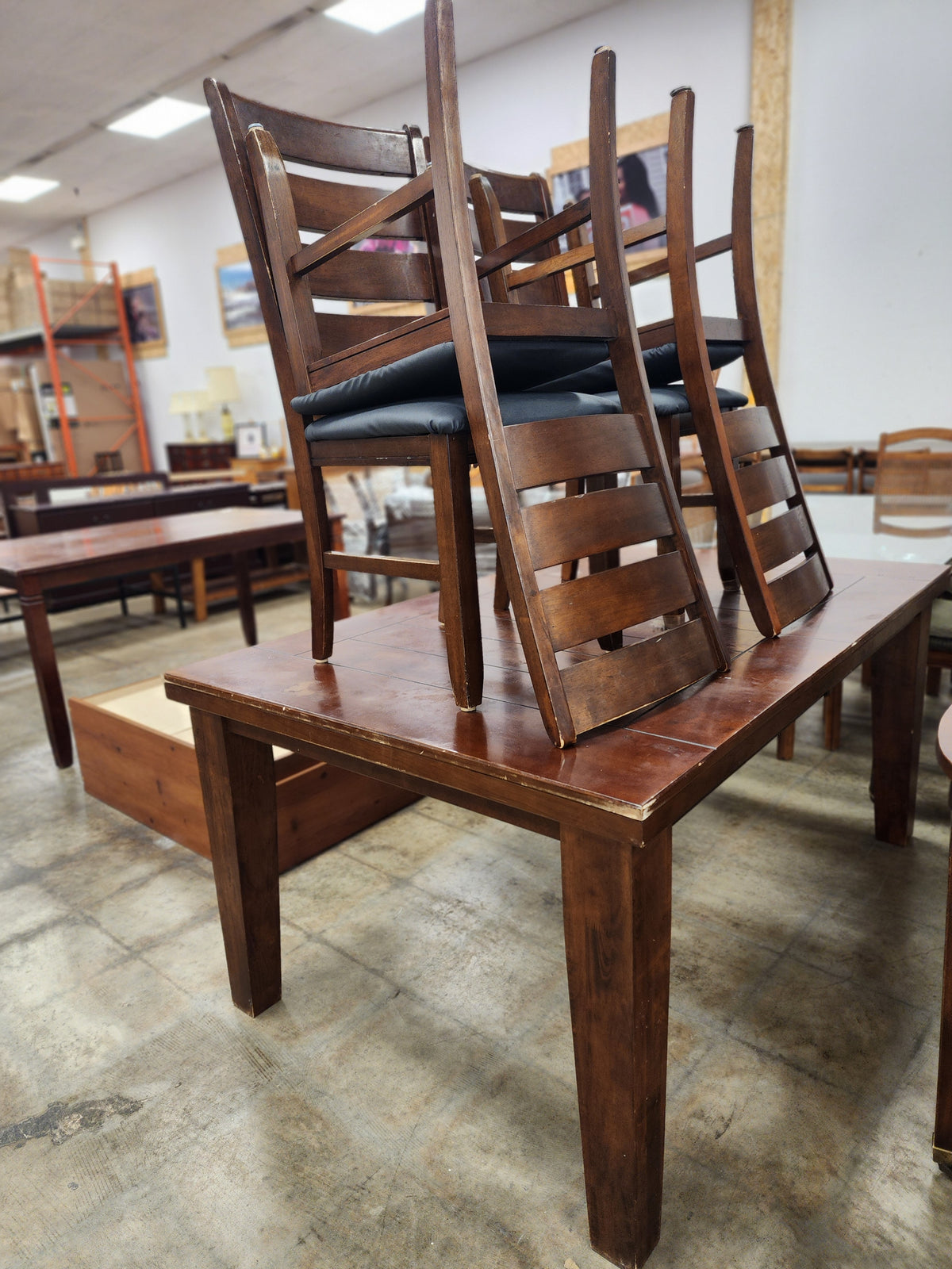 Walnut Wooden Dining Set