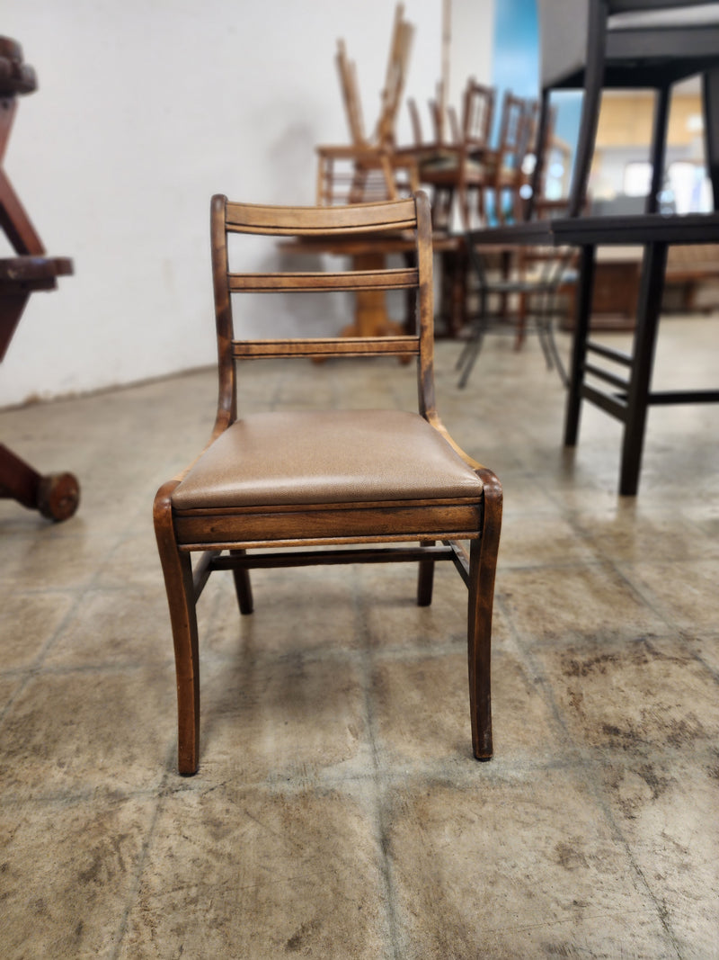 Oak Leather Dining Chair