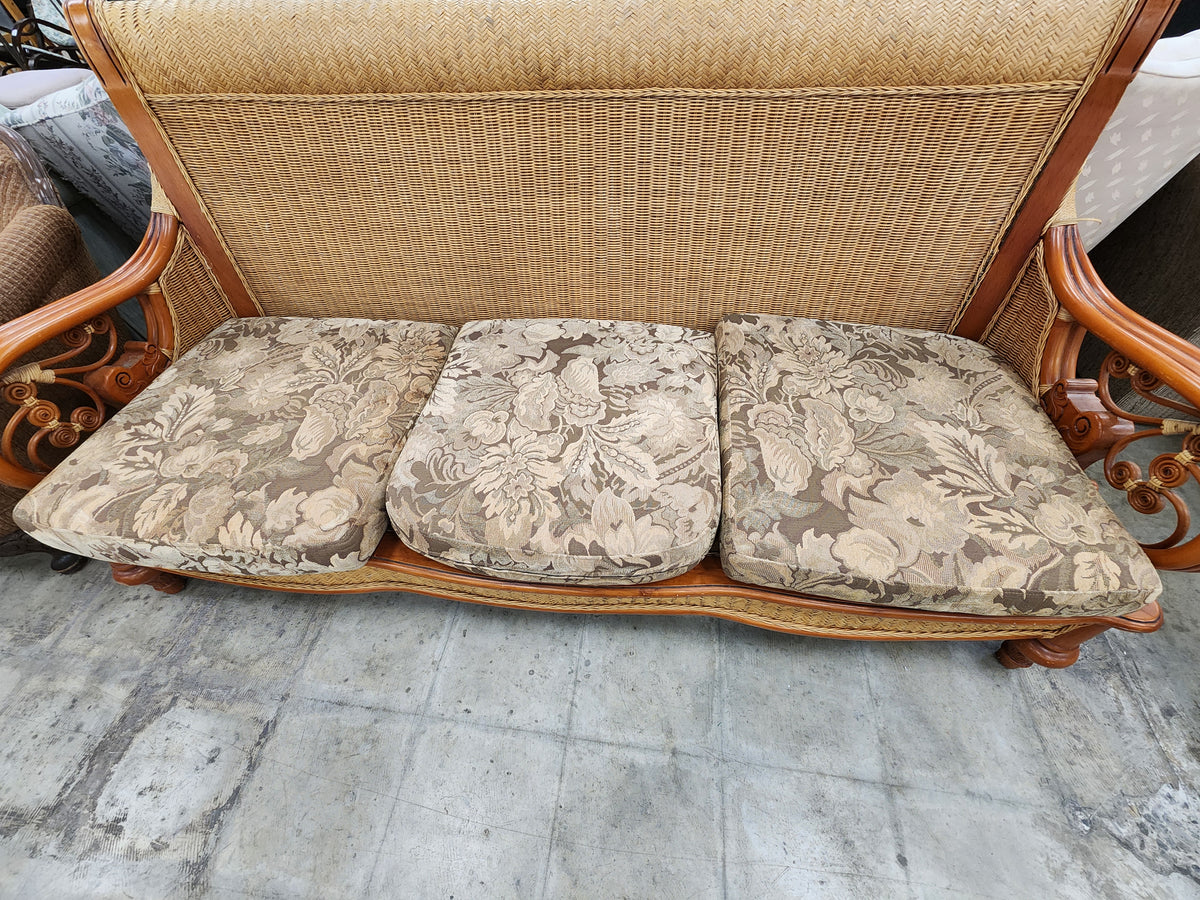 Wicker 3 seater Sofa