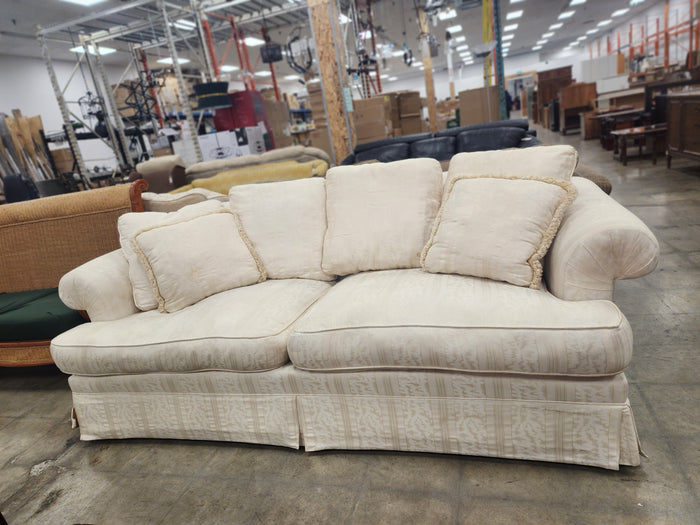 Light Beige 2 Seater Sofa with Cushions