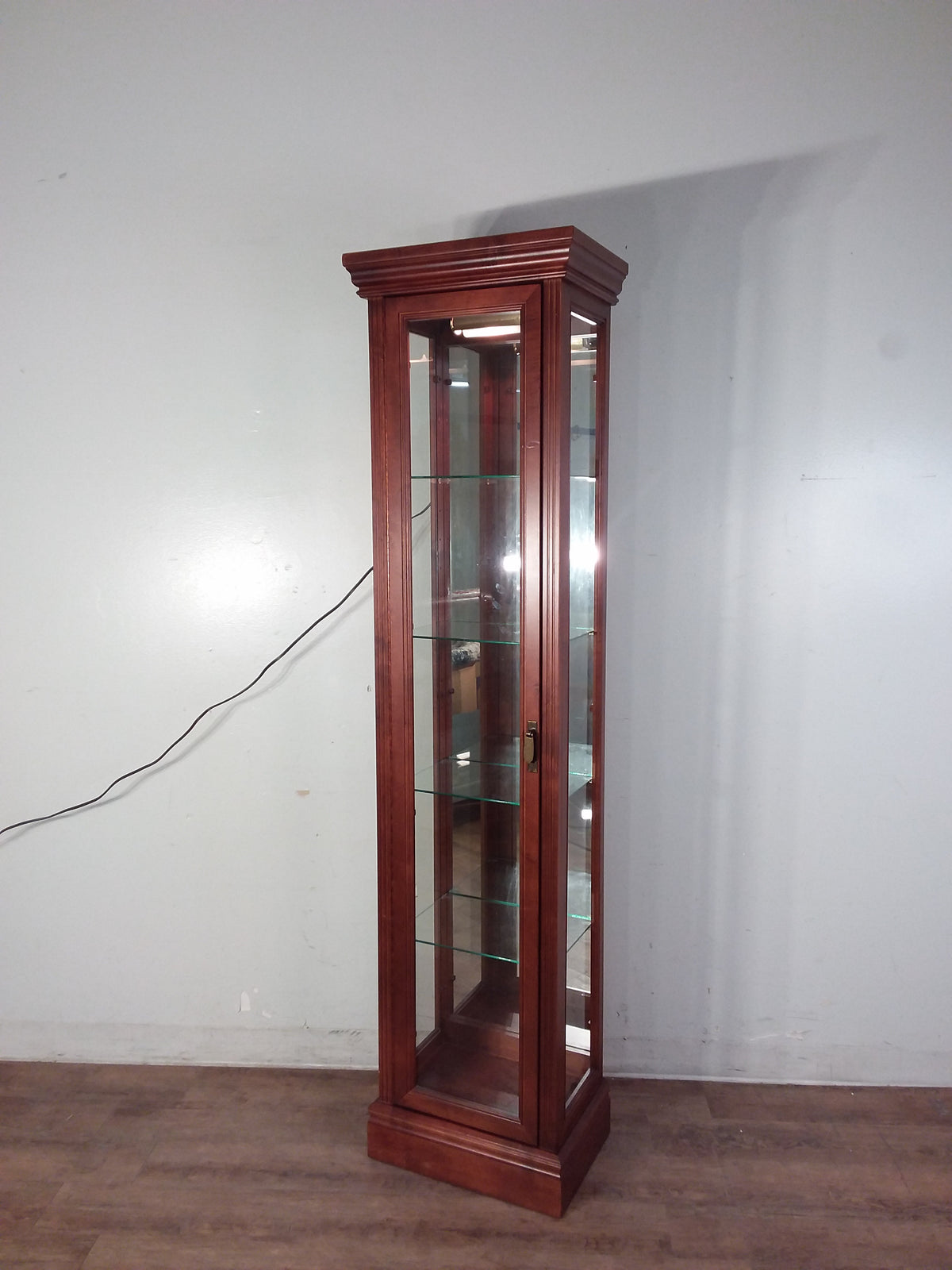 4 Shelf Curio Cabinet