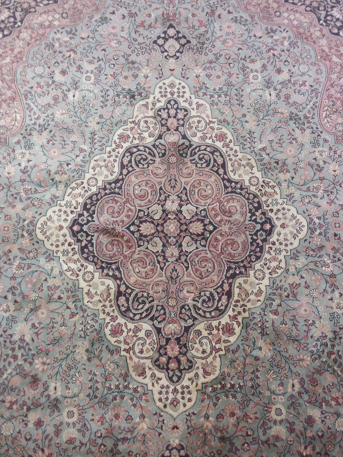 Multi-Colour Floral Polypropylene Area Rug