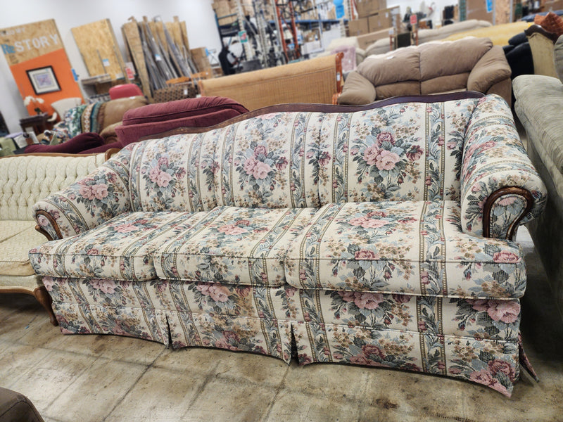 Floral Upholstered 3 Seater Sofa