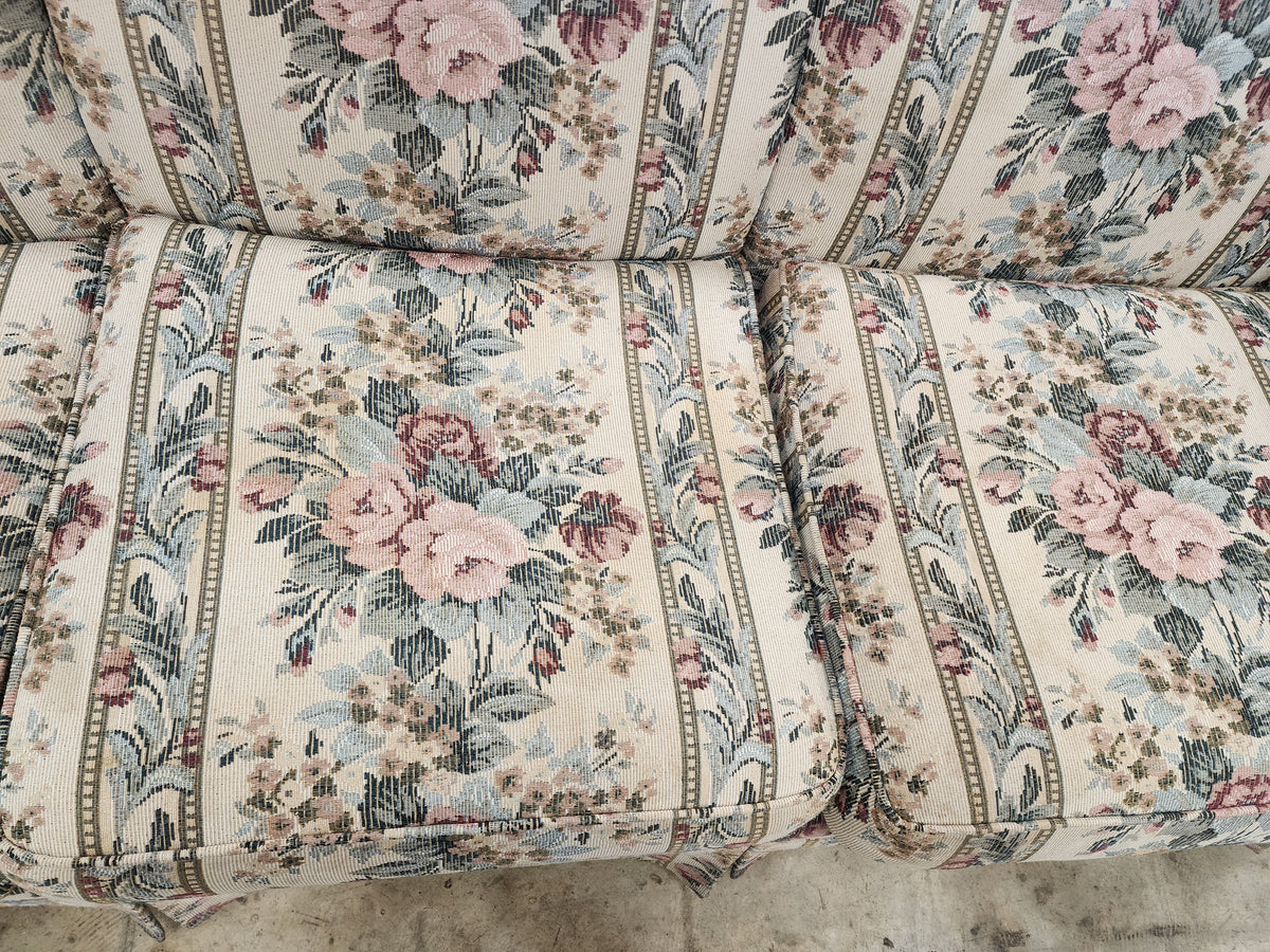 Floral Upholstered 3 Seater Sofa