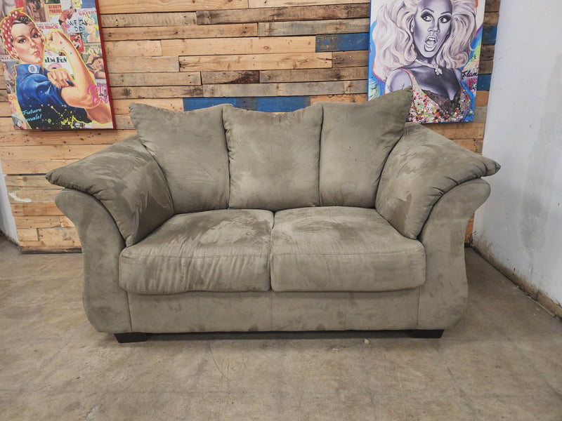 Contemporary Grey Loveseat