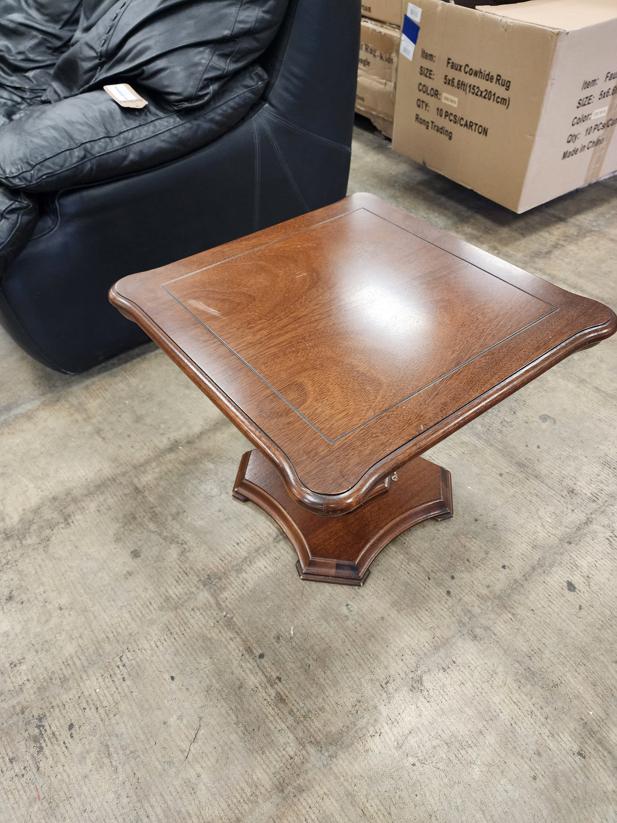 Dark Walnut Side Table