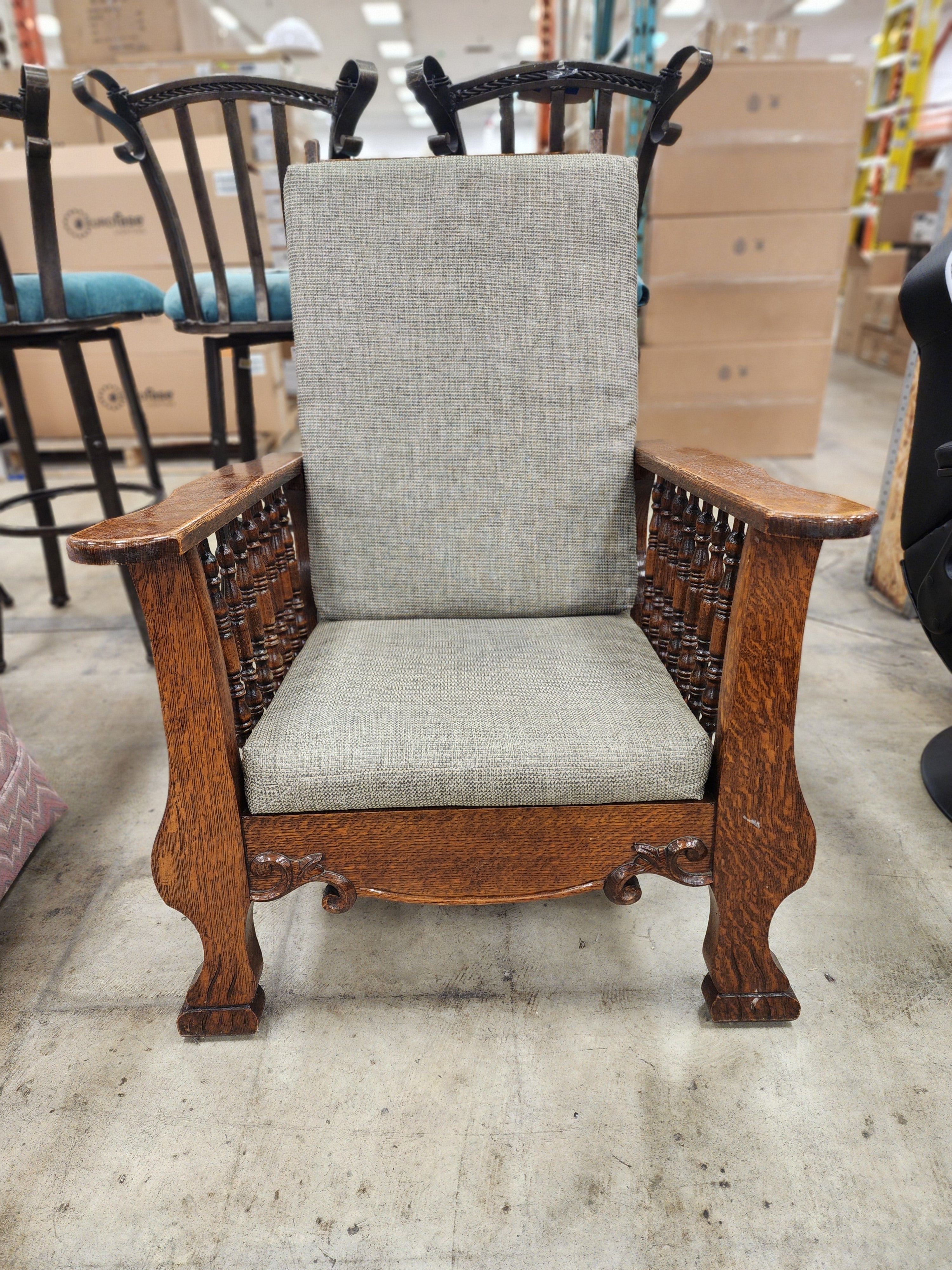 Victorian Antique Recliner Chair