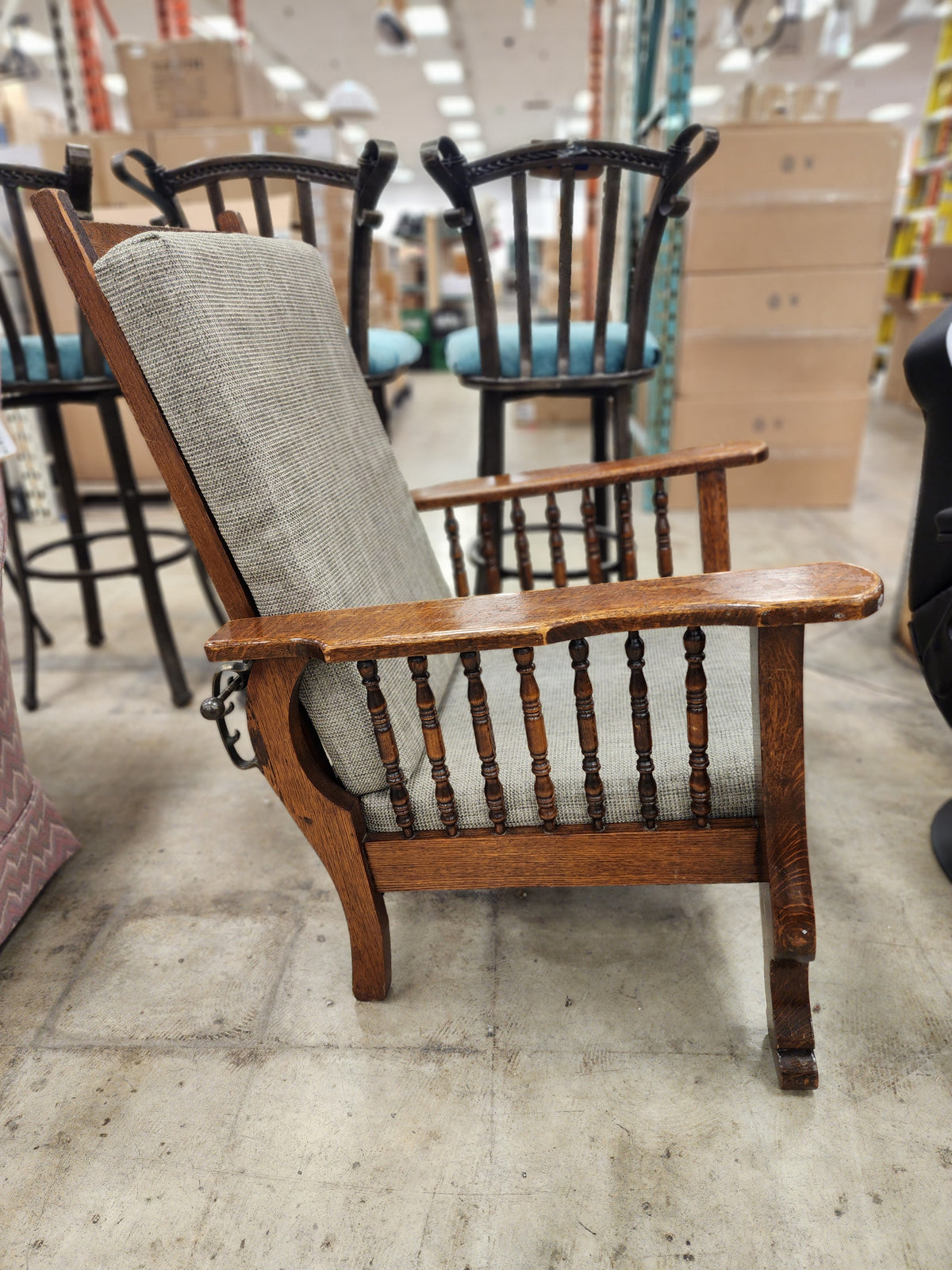 Victorian Antique Recliner Chair