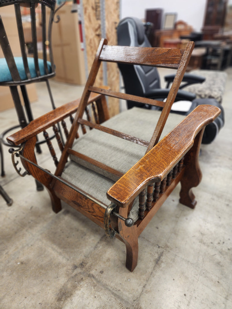 Victorian Antique Recliner Chair