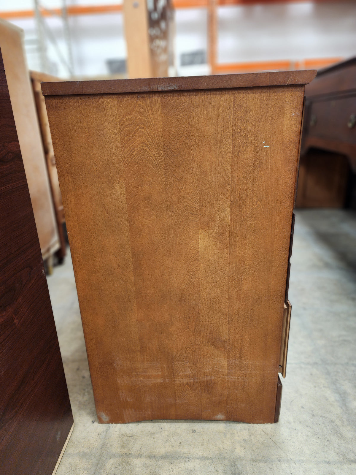 Vintage 8 Drawer Wood Dresser