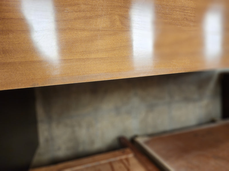 Vintage 8 Drawer Wood Dresser