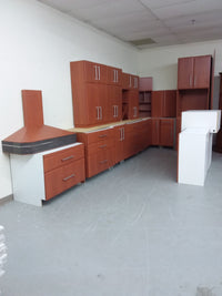 Maple Colored Kitchen With Pantry