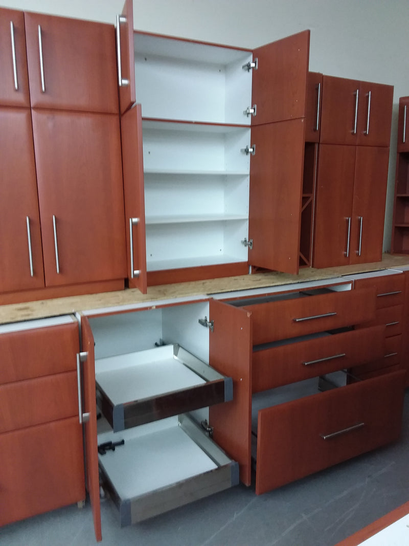 Maple Colored Kitchen With Pantry