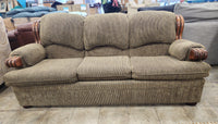 Green Upholstered 3 Seater Sofa