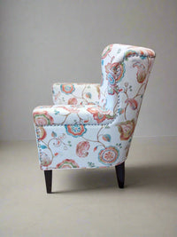 Orange Patterned Armchair