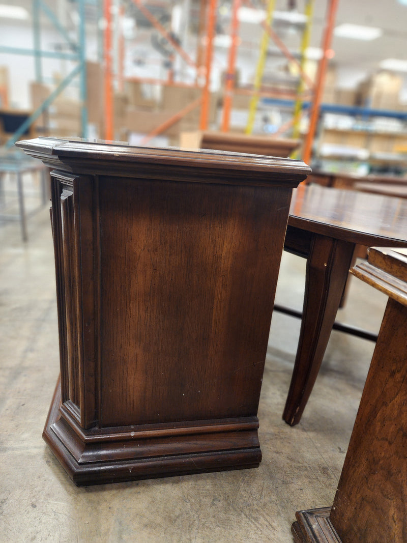 Vintage Wood Carved Nightstand