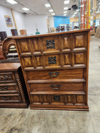 Vintage Wooden 5 Drawer Dresser