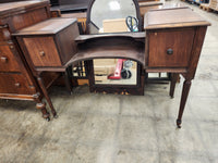 Antique Vanity With Mirror