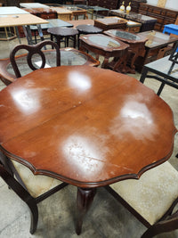 Wooden Dining Table w/ 3 Chairs