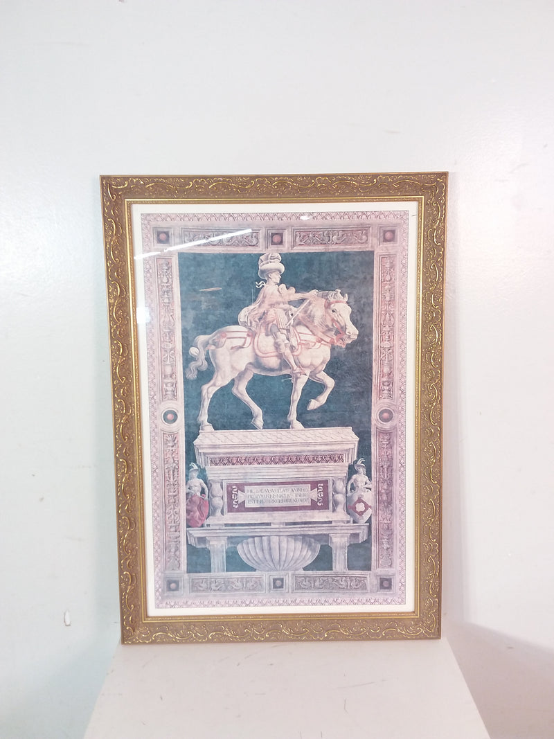 "Monument To Niccolo da Tolentino" Framed Print