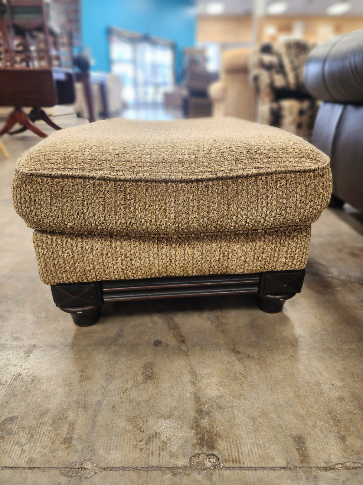 Large Brown Ottoman