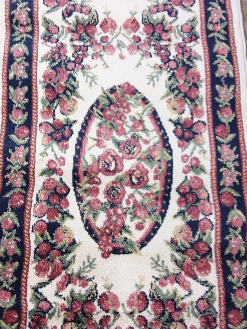 24" x 90" Rose Patterned Rug