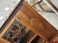 Antique China Cabinet w/ Wheels