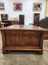 Wooden Coffee Table w/ 2 Doors