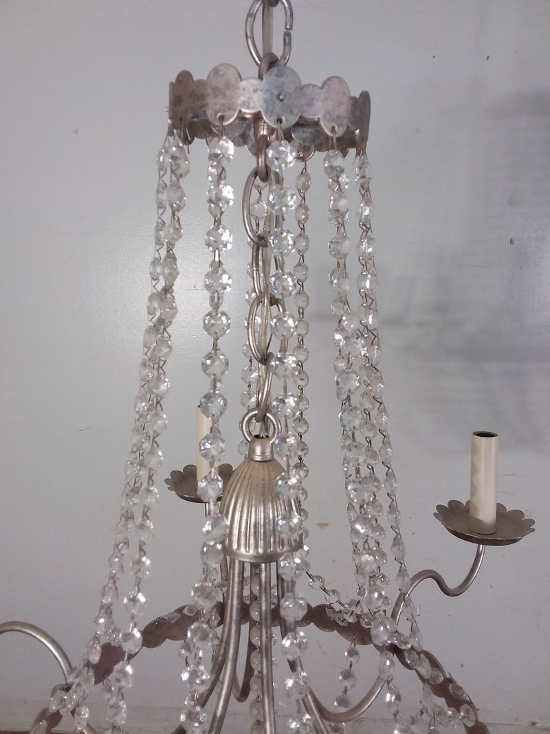 6 Light Crystal Chandelier