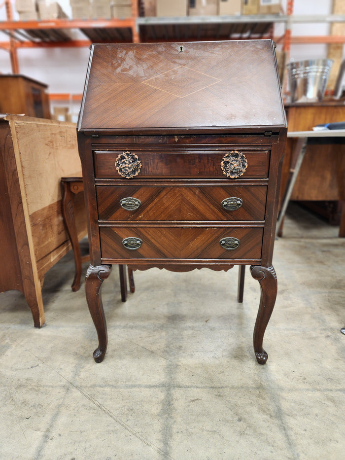 Antique French Bureau w/ Drop Leaf