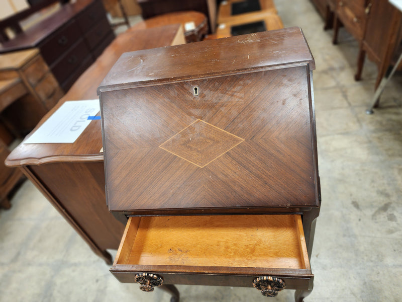 Antique French Bureau w/ Drop Leaf