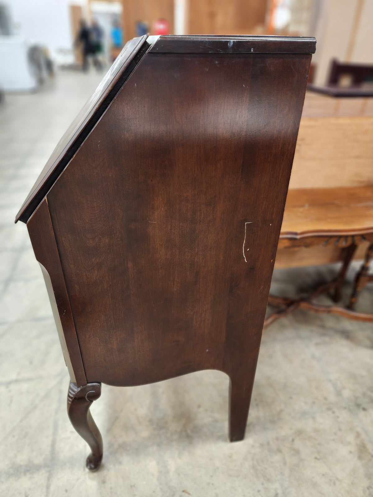 Antique French Bureau w/ Drop Leaf