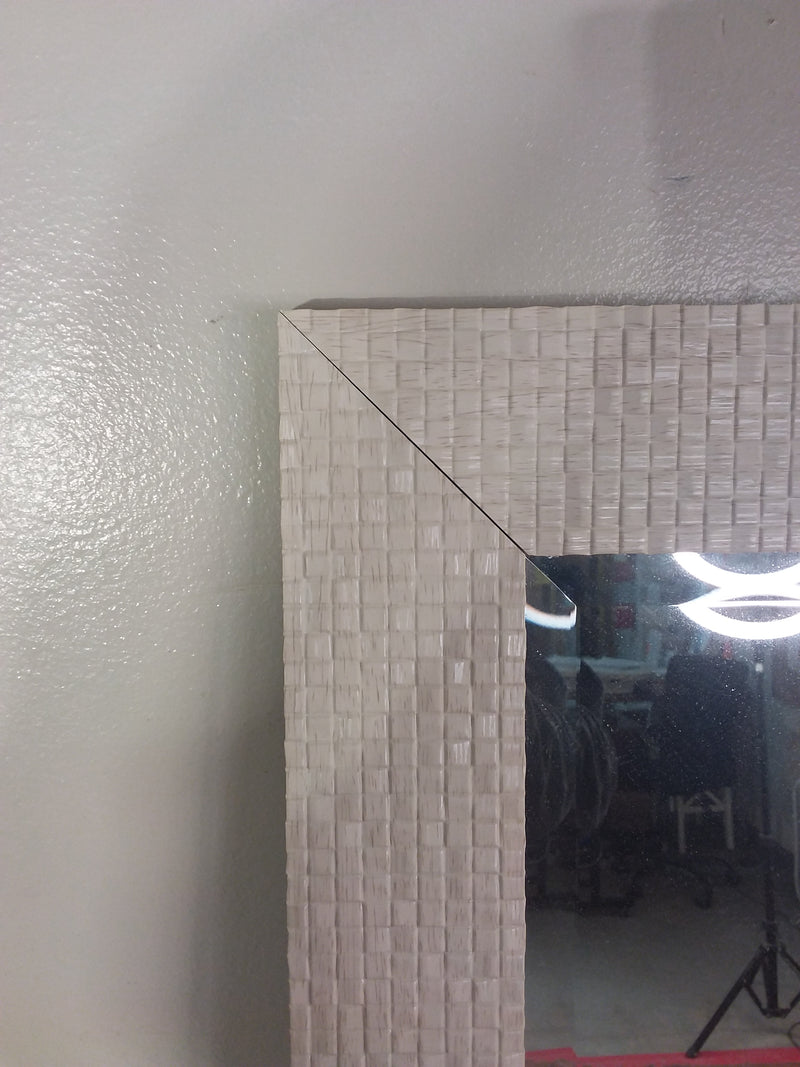 Square Tile Framed Mirror