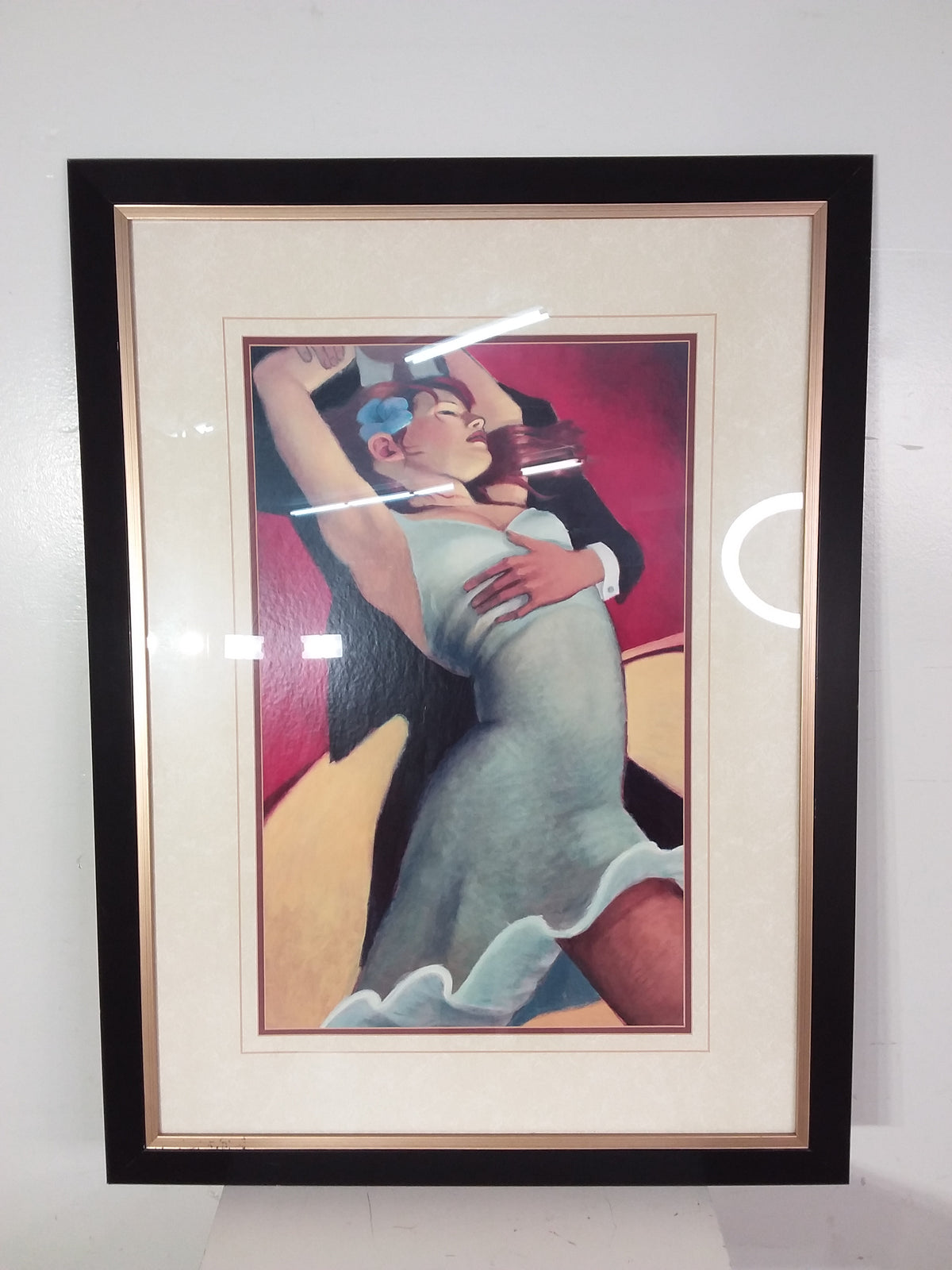 Couple Dancing Framed Print