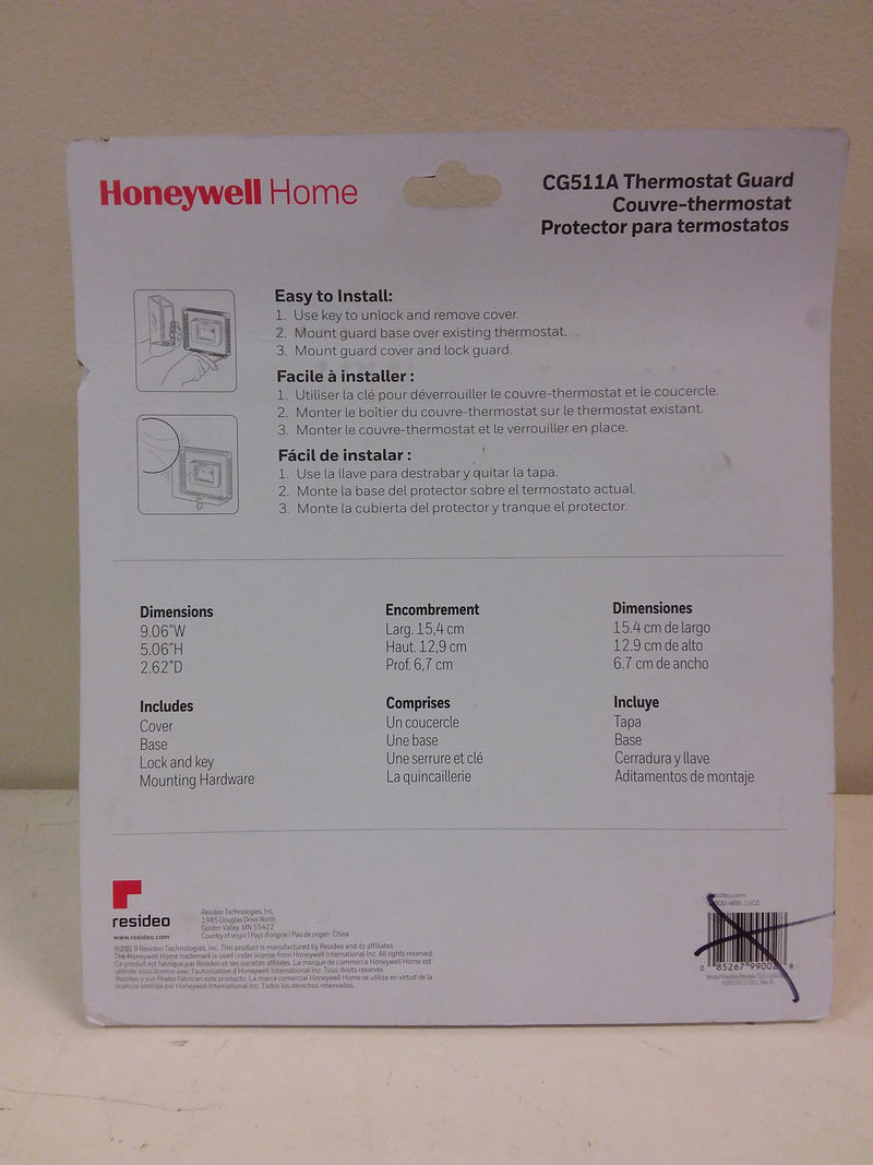 Honeywell CG511A Thermostat Guard