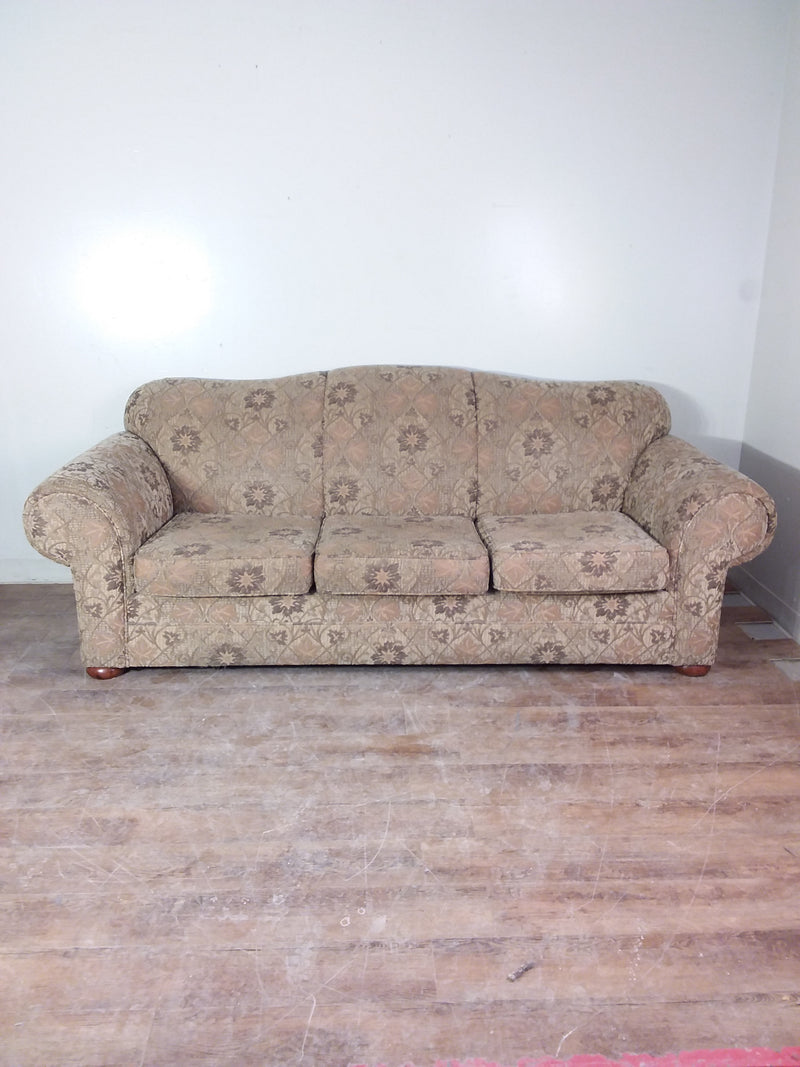 Light Brown Patterned Sofa